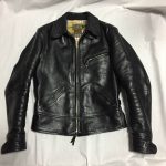 フリーホイーラーズのレザージャケット、袖丈をー３cmリサイズ180210