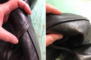 エアロレザー ハイウェイマン ほぐし加工 230303I