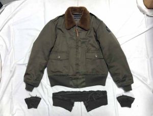 バズリクソンズ B-10 袖・裾リブ交換 230315K