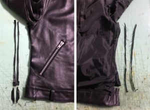 Liugoo Leathers ダブルライダース サイズ直し 230613Y