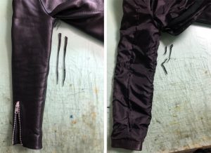 Liugoo Leathers ダブルライダース サイズ直し 230613Y