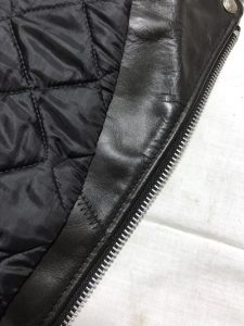 ショット 618サイズ直し・アジャスターベルト取外し・ファスナー交換 230621N