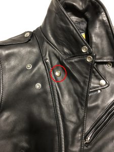 ショット 618サイズ直し・アジャスターベルト取外し・ファスナー交換 230621N