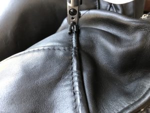 ショット 618サイズ直し・アジャスターベルト取外し・ファスナー交換 230621N