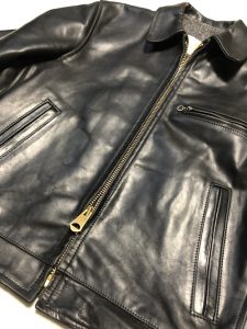 エアロレザー ハイウェイマン ファスナー交換 230628H