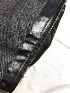 エアロレザー ハイウェイマン ファスナー交換 230628H