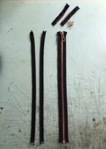 エアロレザー ハイウェイマン ファスナー交換 230628H