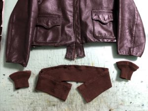 バズリクソンズ A-2 袖・裾リブ交換 230702I