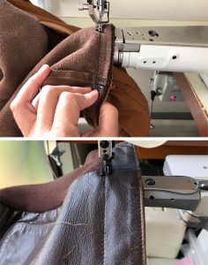 バズリクソンズ A-2 袖・裾リブ交換 230702I